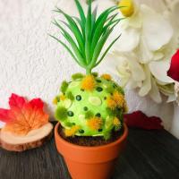 Give a personalized botanical plant made of polymer clay, the perfect original gift for all mothers