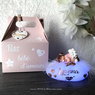 magnifique cadeau de naissance - idée cadeau insolite - fait main - top cadeau pour fille