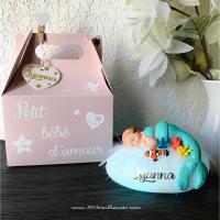 veilleuse bébé fille cadeau de naissance personnalisé thème sirène - cadeau bebe original