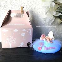 Magnifique création artisanale pour bébé - cadeau de naissance avec packaging personnalisé - veilleuse trop mignonne