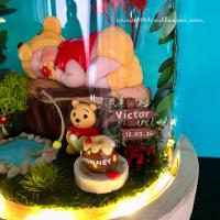 Campana Personalizada de Winnie the Pooh - Regalo de Nacimiento Hecho a Mano y Único