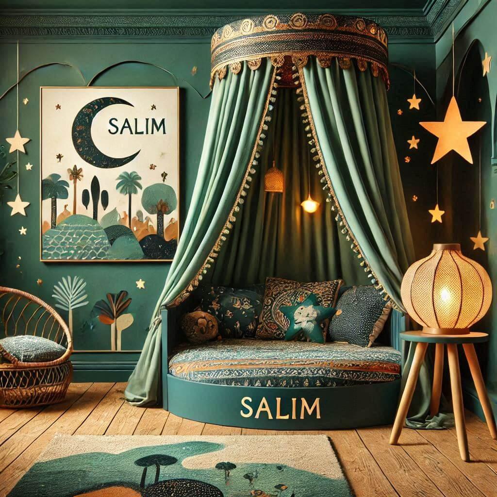 prenom salim, chambre enfant theme oriental