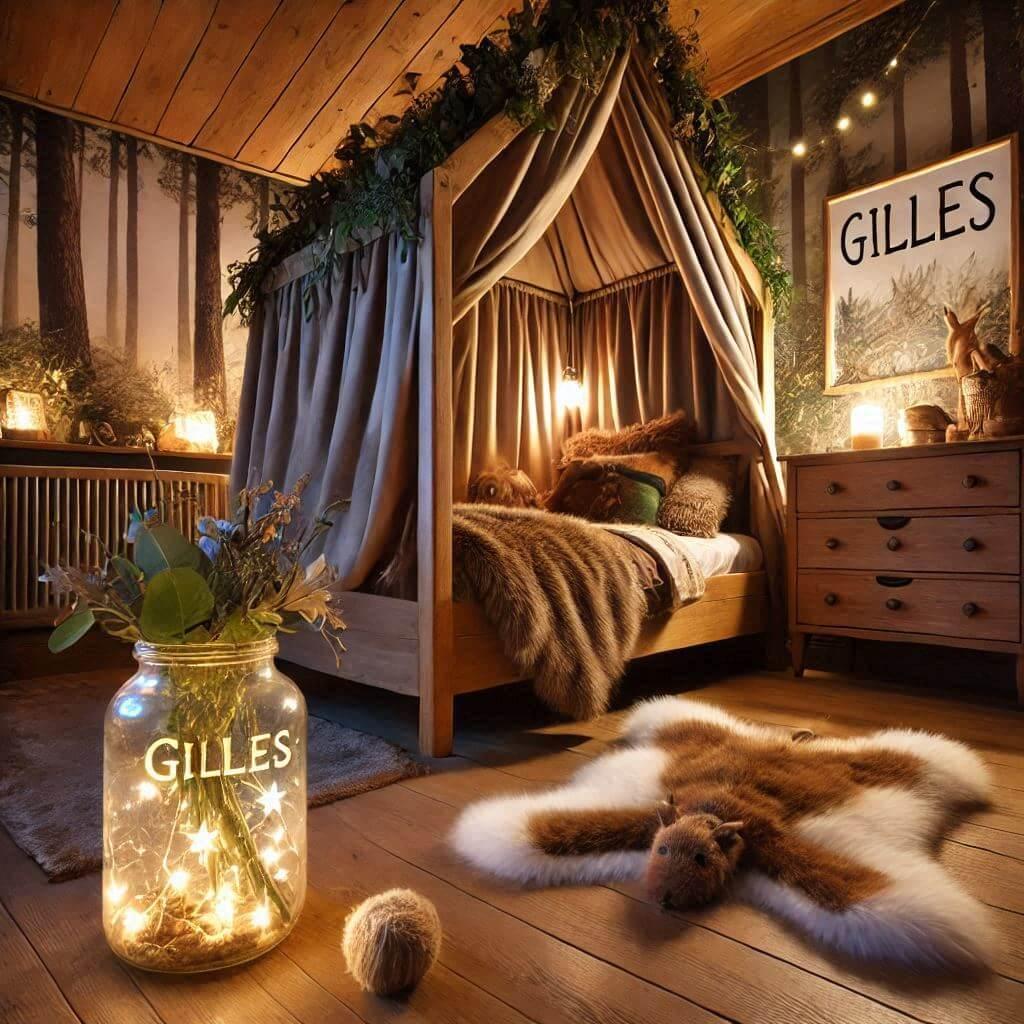 Chambre theme scandinave prenom gilles