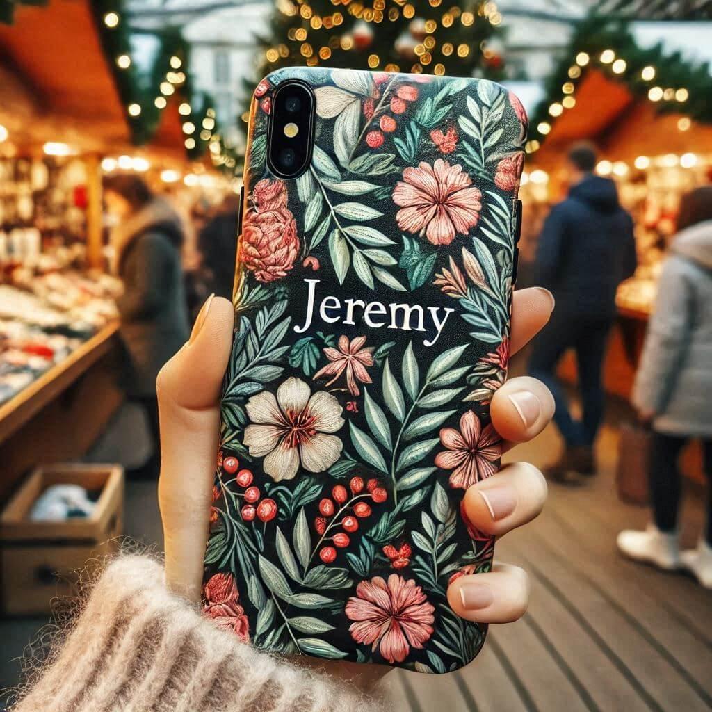 Coque de telephone personnalisee avec le prenom jeremy 1