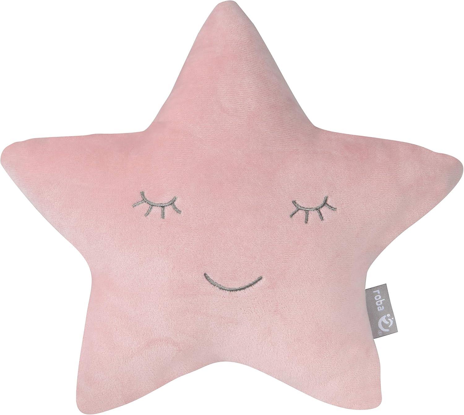 Coussin etoile rose pour decoration chambre enfant