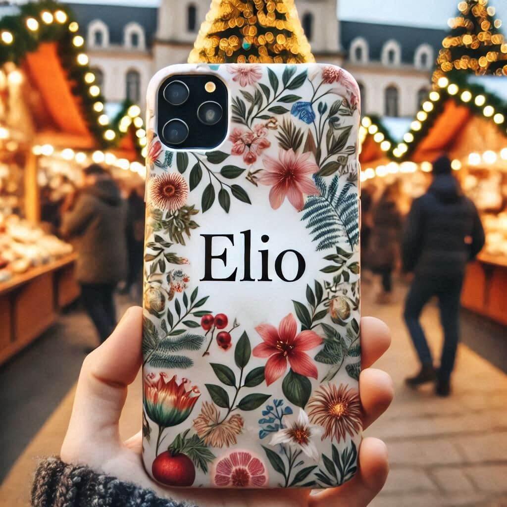 coque de téléphone, personnalisé avec le prénom Elio