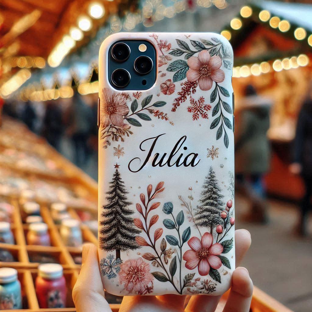 prénom Julia, coque de téléphone personnalisée