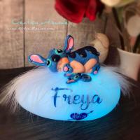 Personalized baby night light, Stitch theme, gift for toddlers, original and useful - unique birth gift