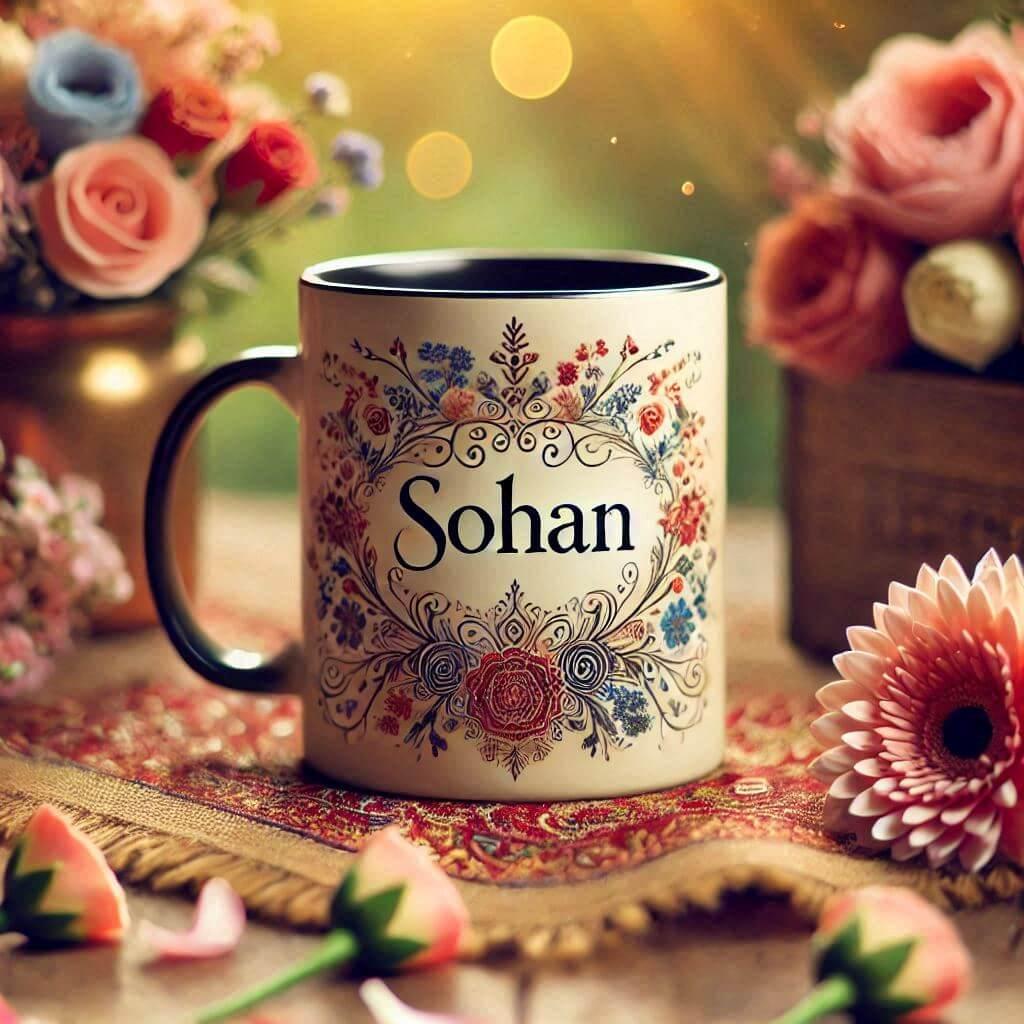 Mug avec le prenom sohan