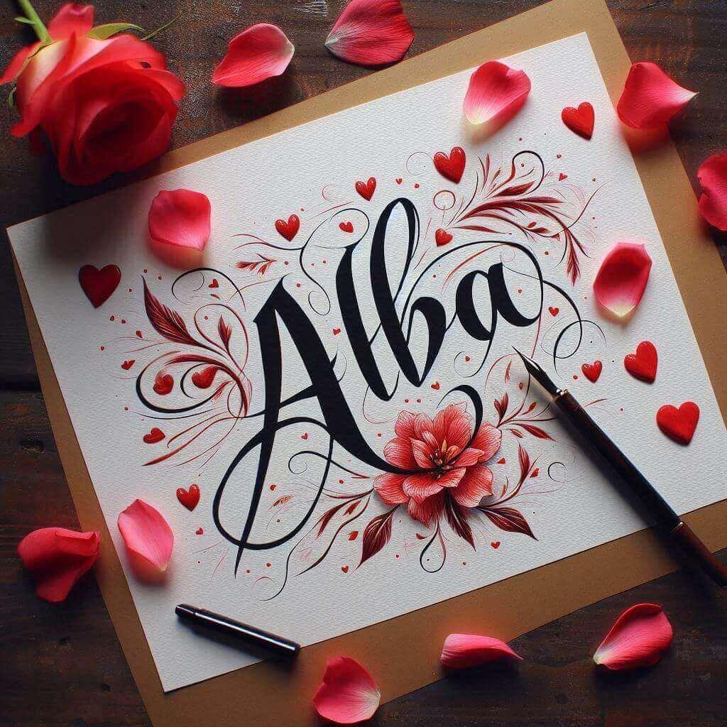 Prenom alba en amour