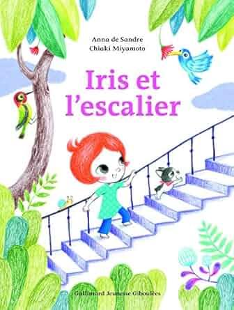 Prenom iris livre personnalise iris et l escalier