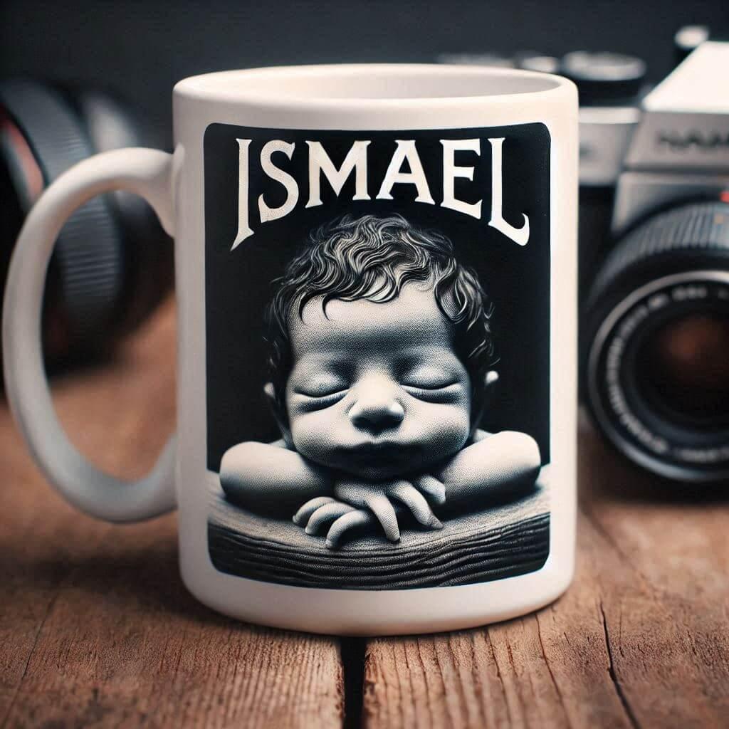 Prenom ismael sur un mug denfant photo professionnelle