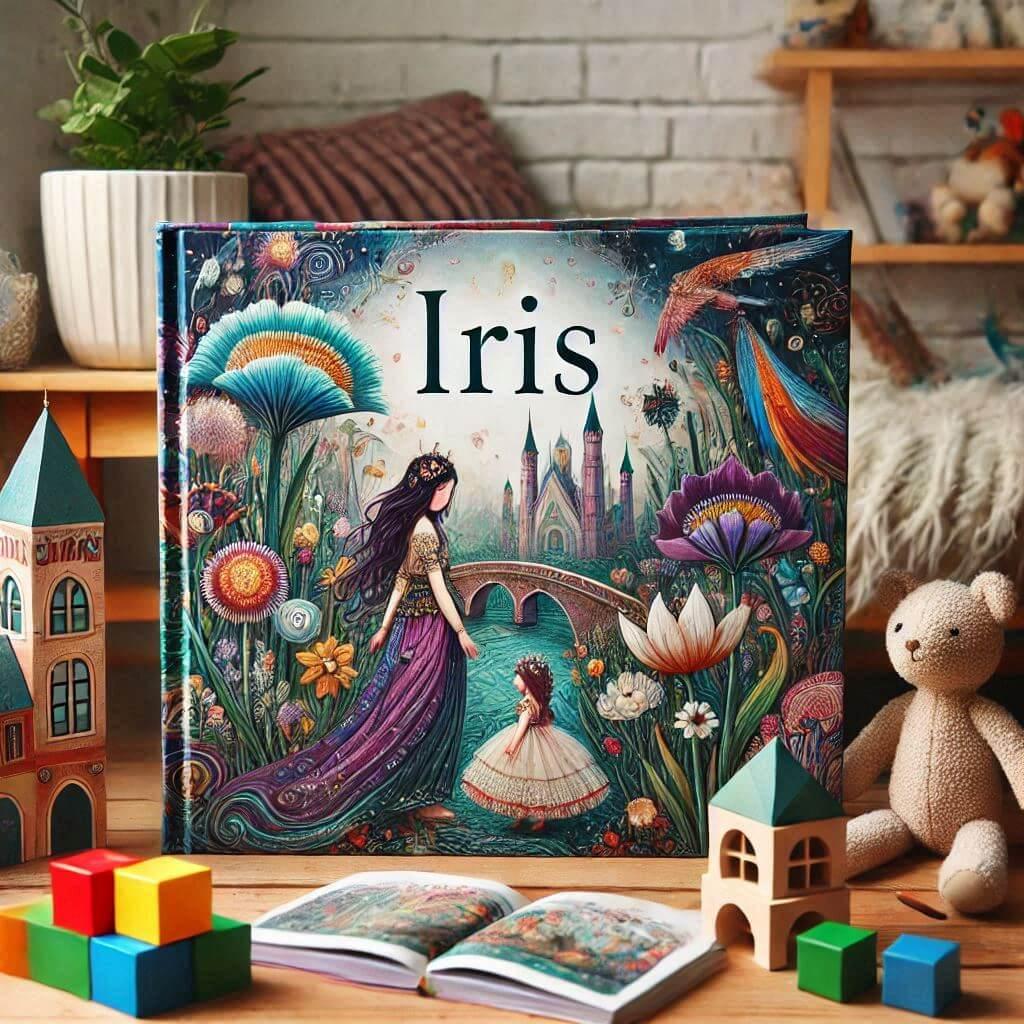 Prénom Iris, livre personnalisé