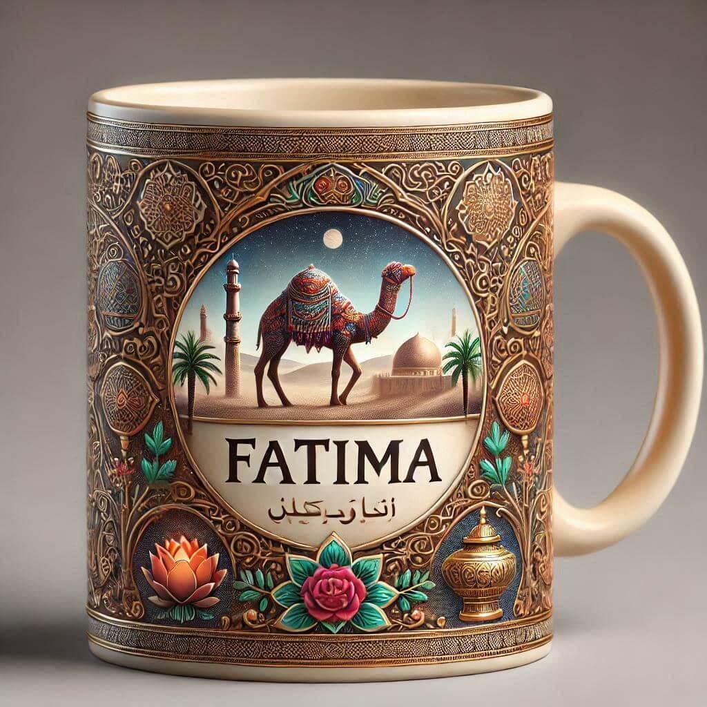 mug personnalisé avec le prénom fatima