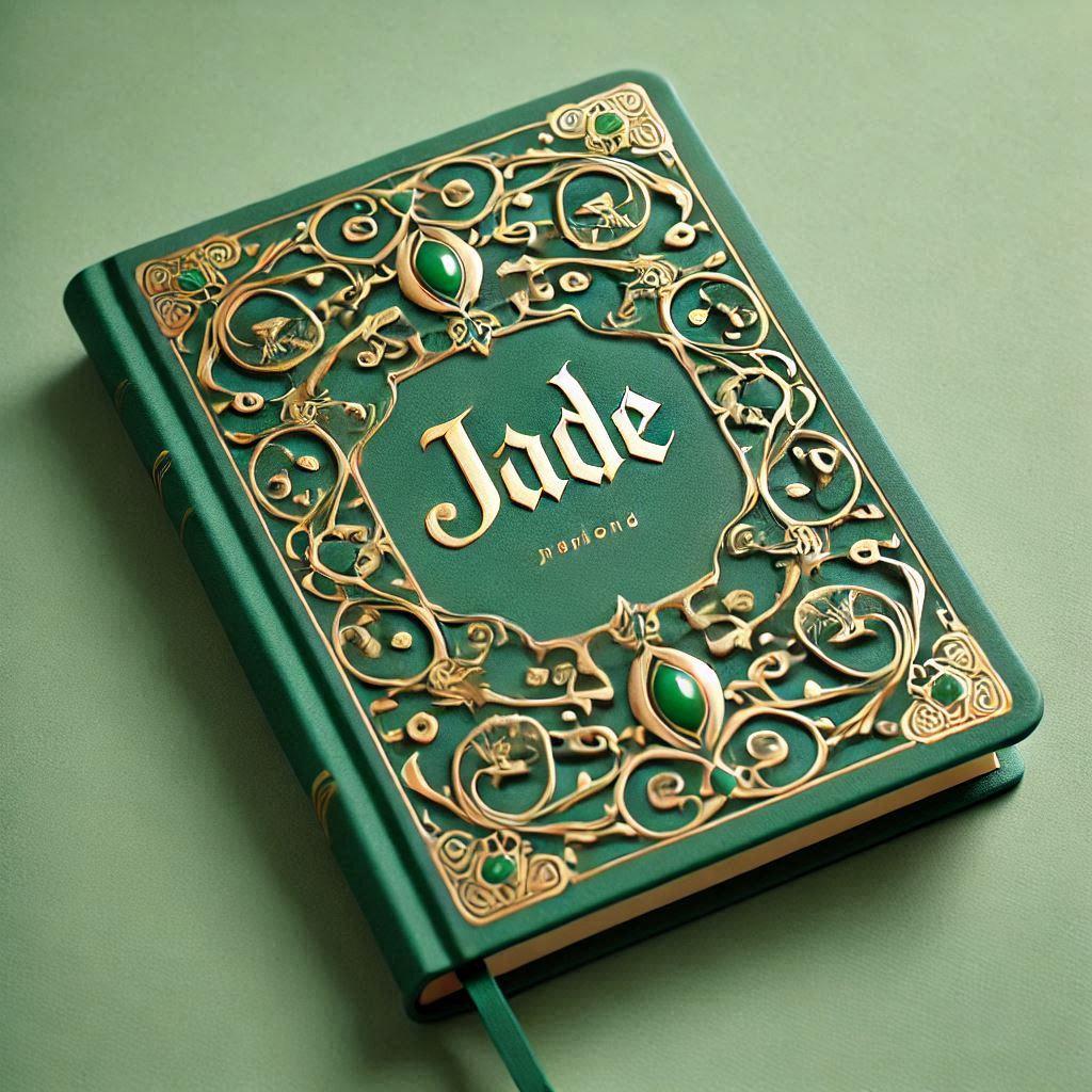 Un carnet avec jade ecrit dessus