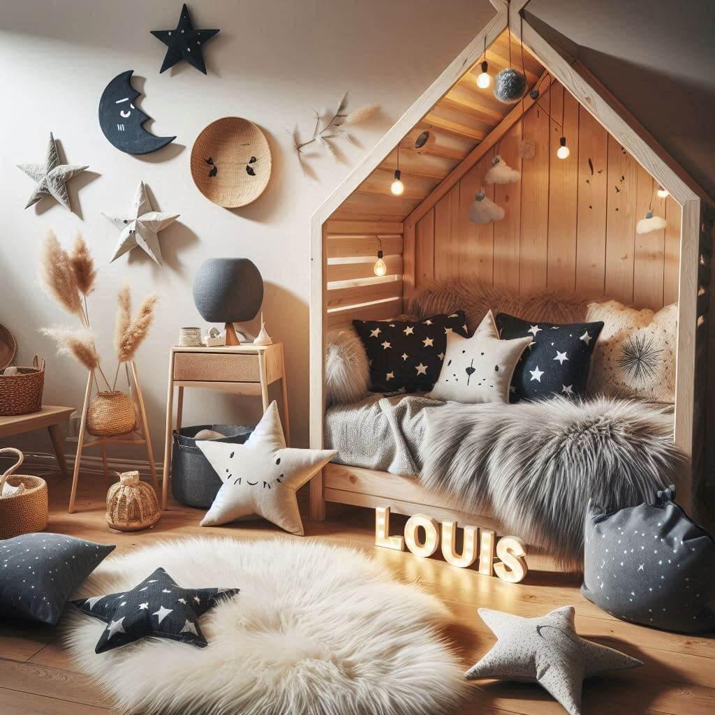 decoration scandinave, tendance 2025, prenom louis