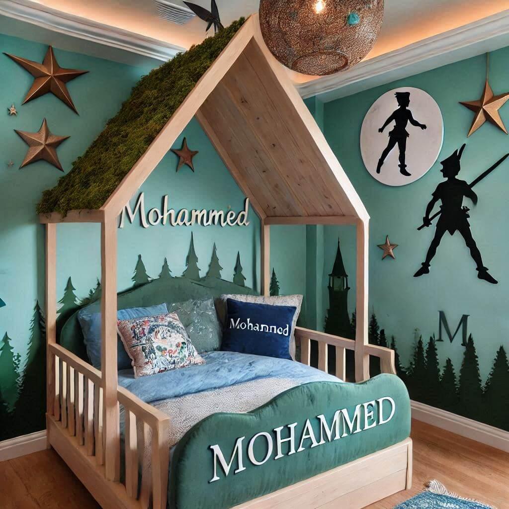 prenom mohammed, chambre theme peter pan