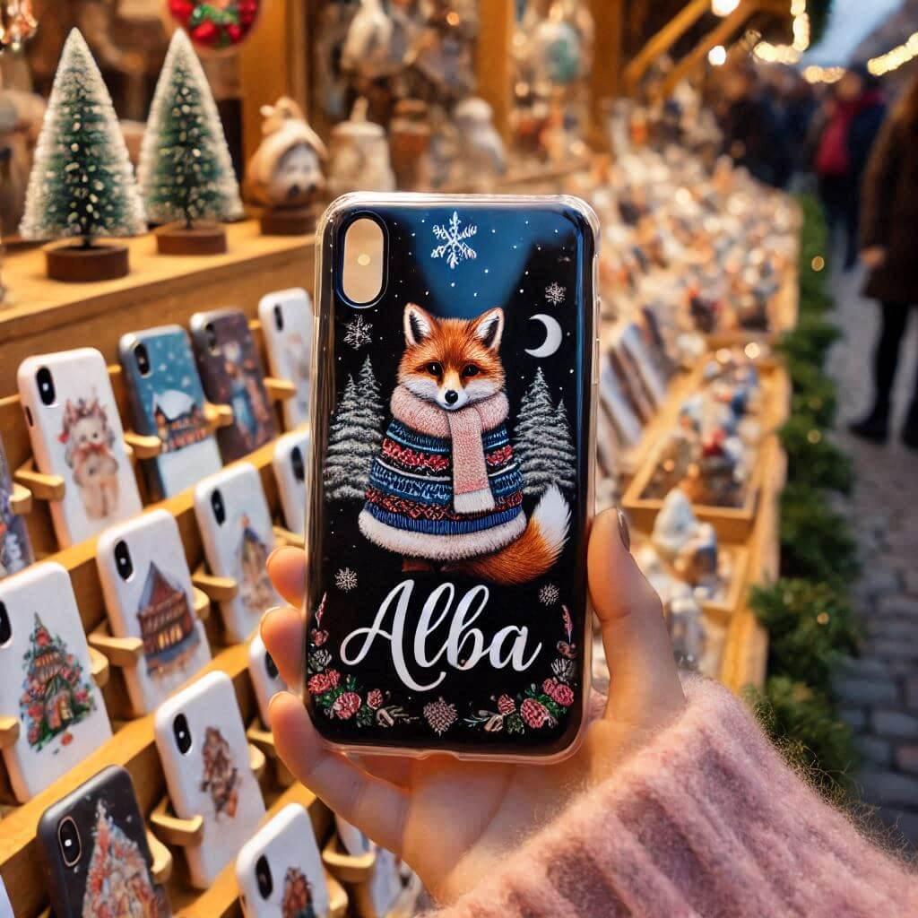 Coque de téléphone prénom Alba