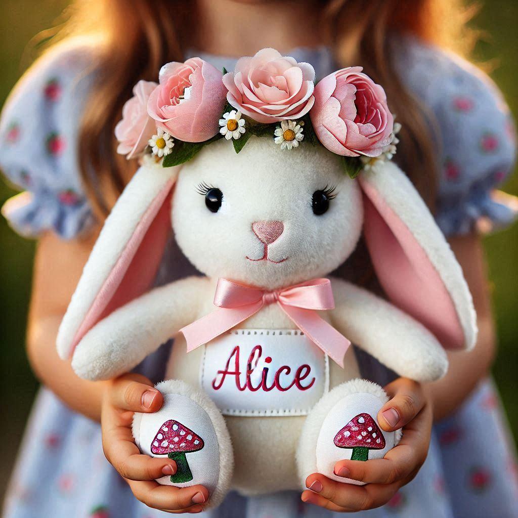 prenom-alice-peluche-lapin